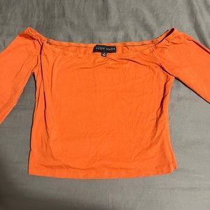 Orange Cropped Top